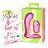 SMILE G-Spot Trusse - genopladelig, trådløs vibrator til påsætning (pink)