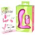 SMILE G-Spot Trusse - genopladelig, trådløs vibrator til påsætning (pink)