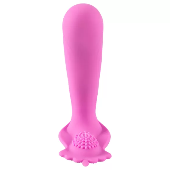 SMILE - g-punkts trussevibrator - genopladelig fjernbetjening - pink
