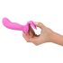 SMILE G-Spot Trusse - genopladelig, trådløs vibrator til påsætning (pink)