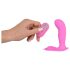 SMILE G-Spot Trusse - genopladelig, trådløs vibrator til påsætning (pink)
