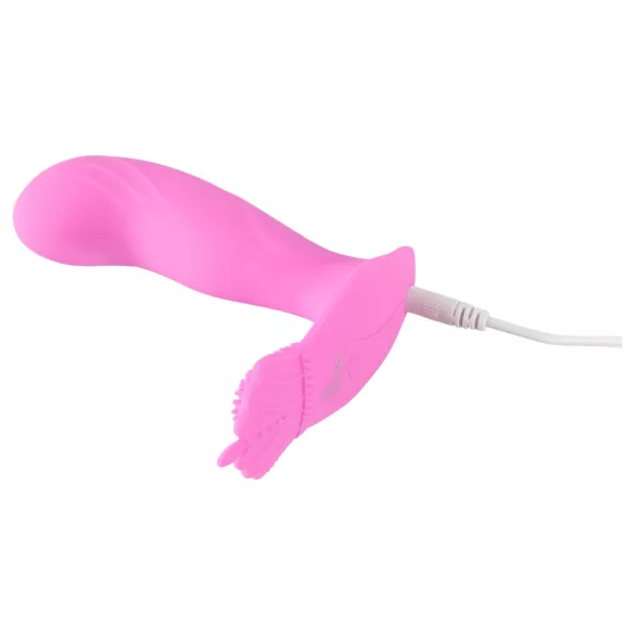 SMILE - g-punkts trussevibrator - genopladelig fjernbetjening - pink