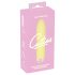 Cuties Mini Gul - genopladelig, silikone dildo (gul)