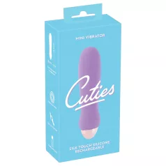   Cuties Mini Purple - vibrator - genopladelig - silikone - lilla