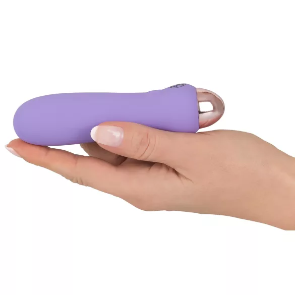 You2Toys - Cuties Mini Purple - genopladelig silikonestavvibrator (lilla)