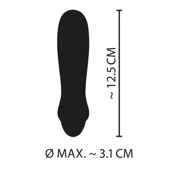 You2Toys - Cuties Mini Purple - genopladelig silikonestavvibrator (lilla)