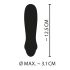 Cuties Mini Lilla - genopladelig silikonevibrator