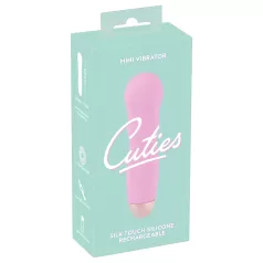   Cuties Mini Rose - vibrator med bølger - genopladelig - pink