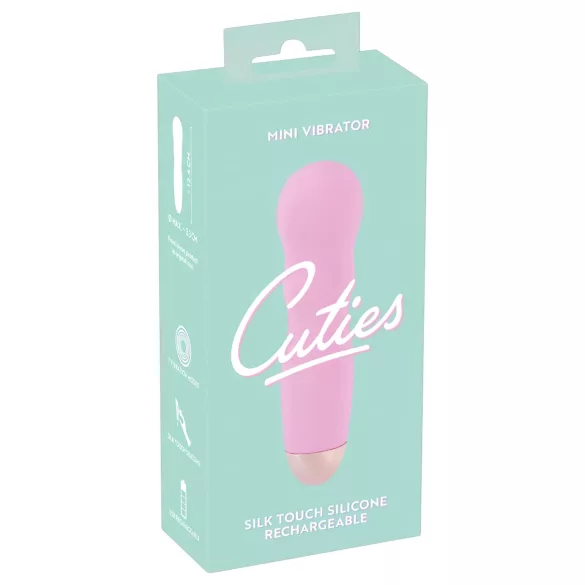 You2Toys - Cuties Mini Rose - genopladelig, bølget vibrator (pink)