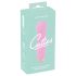 Cuties Mini Rose - bølget genopladelig vibrator (pink)