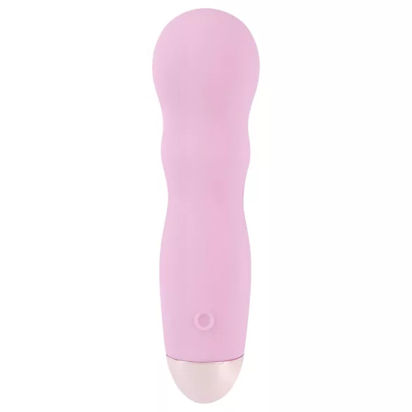 You2Toys - Cuties Mini Rose - genopladelig, bølget vibrator (pink)