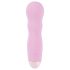 Cuties Mini Rose - bølget genopladelig vibrator (pink)