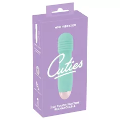 Cuties - mini wand vibrator - genopladelig massager - grøn
