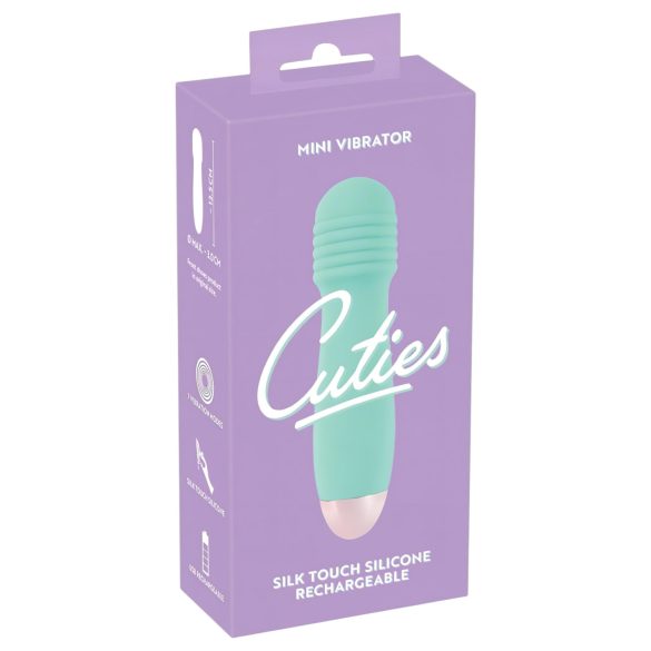 Cuties Mini Wand - genopladelig mini vibrator (grøn)