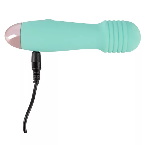 Cuties - mini wand vibrator - genopladelig massager - grøn