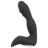 Rebel - genopladelig prostata vibrator med penisform (sort)