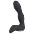 Rebel - genopladelig prostata vibrator med penisform (sort)
