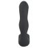Rebel - genopladelig prostata vibrator med penisform (sort)