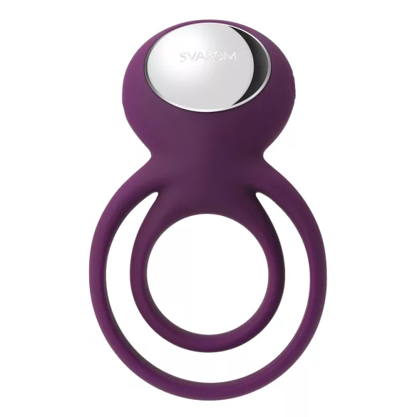 Svakom Tammy - vibratorisk penisring med kugler - genopladelig - lilla