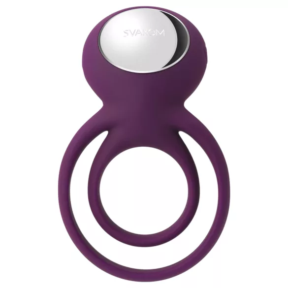 Svakom Tammy - vibratorisk penisring med kugler - genopladelig - lilla