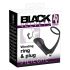 Black Velvet - anal vibrator med penisring (sort)