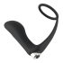 Black Velvet - anal vibrator med penisring (sort)