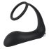 Black Velvet - anal vibrator med penisring (sort)