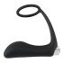 Black Velvet - anal vibrator med penisring (sort)