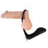 Black Velvet - anal vibrator med penisring (sort)