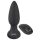 Sort Velvet - roterende perleanus vibrator (sort)