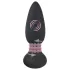 Black Velvets - analvibrator med roterende perler - sort