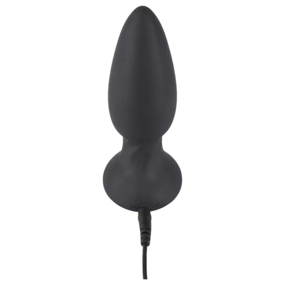 Black Velvets - analvibrator med roterende perler - sort