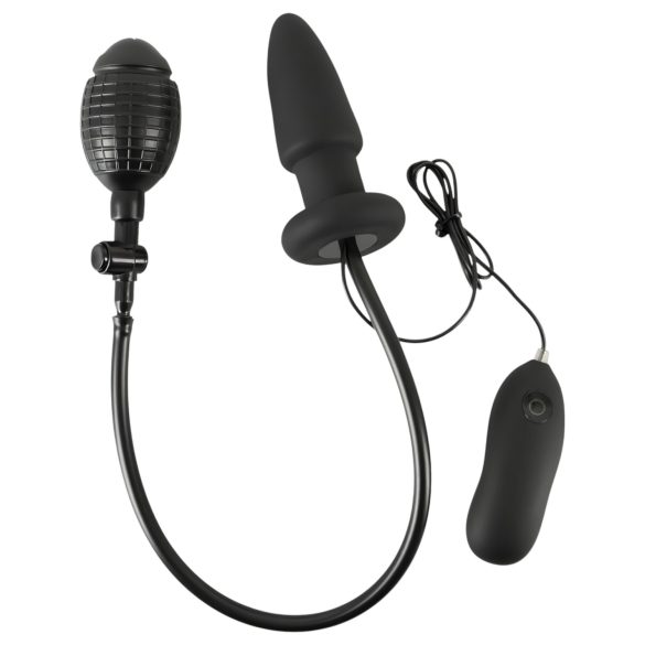 You2Toys - oppustelig anal dilator vibrator (sort)