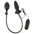 You2Toys - oppustelig anal dilator vibrator (sort)