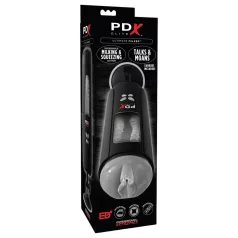   PDX Ultimate Milker - masturbator med sug og vibration - sort