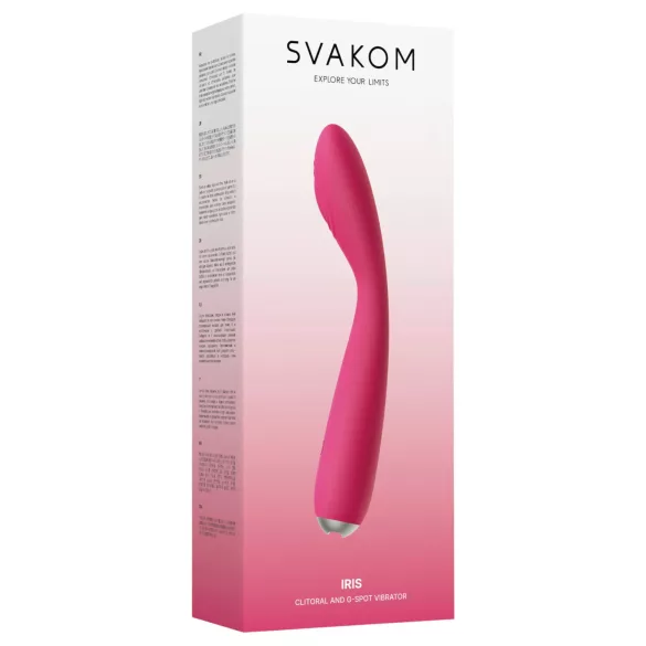 Svakom Iris - G-punktsvibrator - genopladelig, vandtæt - rød