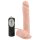 Medicinsk skubbe- og roteringsvibrator med sugekop (naturlig)