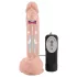Medical Thrusting - vibrator med sugekop, støt- og roterende (hudfarvet)