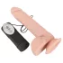 Medical Thrusting - vibrator med sugekop, støt- og roterende (hudfarvet)