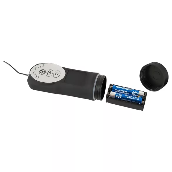 Medical Thrusting - vibrator med sugekop, støt- og roterende (hudfarvet)