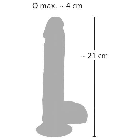 Medical Thrusting - vibrator med sugekop, støt- og roterende (hudfarvet)