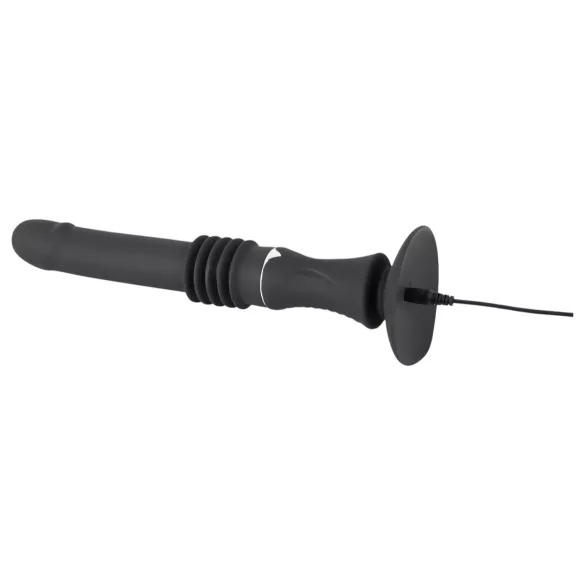 You2Toys - stødvibrator med sugekop - sort