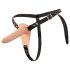 You2Toys - Strap-On - genopladelig, justerbar vibrator (natur)