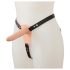 You2Toys - Strap-On - genopladelig, justerbar vibrator (natur)