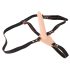 You2Toys - Strap-On - genopladelig, justerbar vibrator (natur)