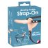 You2Toys - Dobbelt Strap-On Vibrator (Natur)