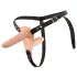 You2Toys - Strap-On - påspændelig dobbelt vibrator (hudfarvet)