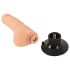 Naturtro vibrator med sugefod - Medium