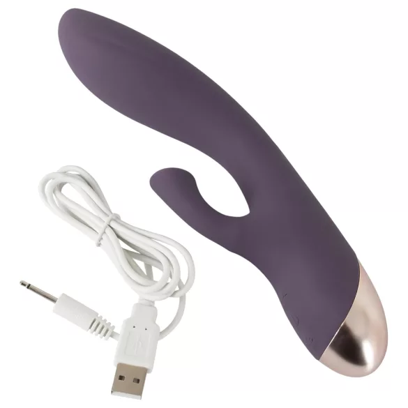 Javida - vandtæt vibrator med klitorissugefunktion - lilla