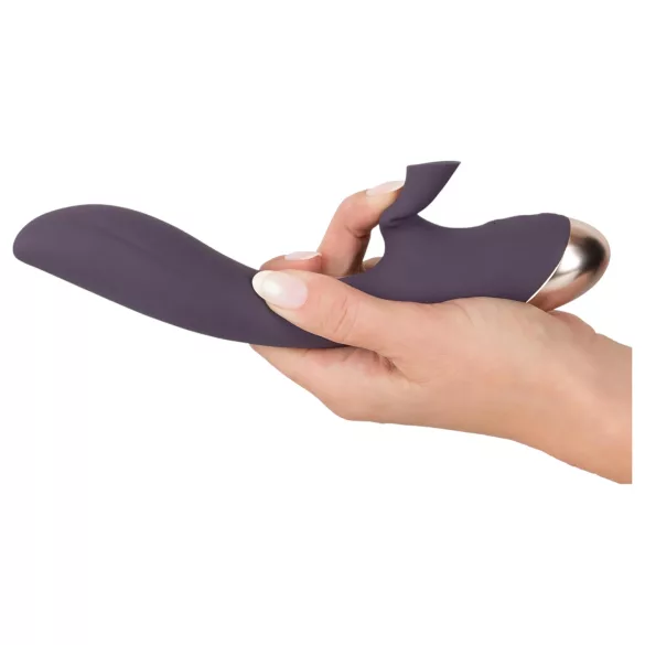 Javida - vandtæt vibrator med klitorissugefunktion - lilla